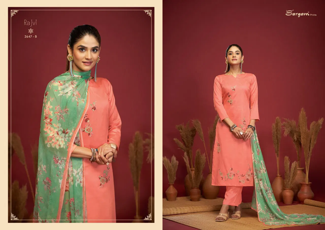 Sargam by Rajvi Designer Salwar Suit Wholesale Shop In Surat
